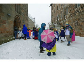 Aussendung der Sternsinger in Naumburg (© Karl-Franz Thiede)